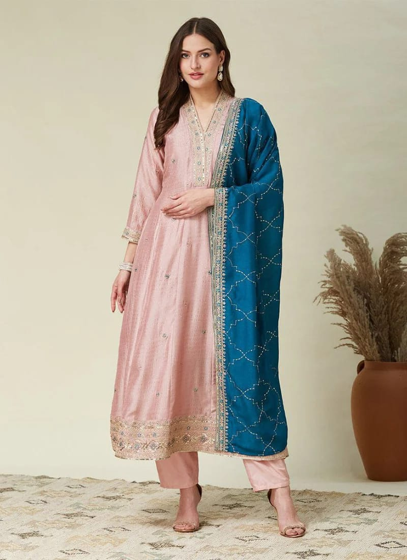 Nexora Blush Rose Lehenga